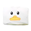 yiwu Custom design wholesale personalised yellow duck bird baby hooded bath towel with gift box