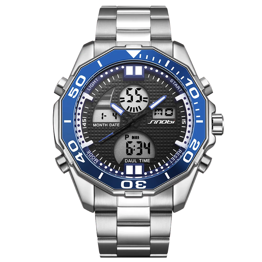 2021 SINOBI Luxury Men's Stainless Steel Band Wrist Watch Vogue Brand Multi-colored Sports Quartz Men Watches S9730G
2021 SINOBI Luxury Men's Stainless Steel Band Wrist Watch Vogue Brand Multi-colored Sports Quartz Men Watches S9730G