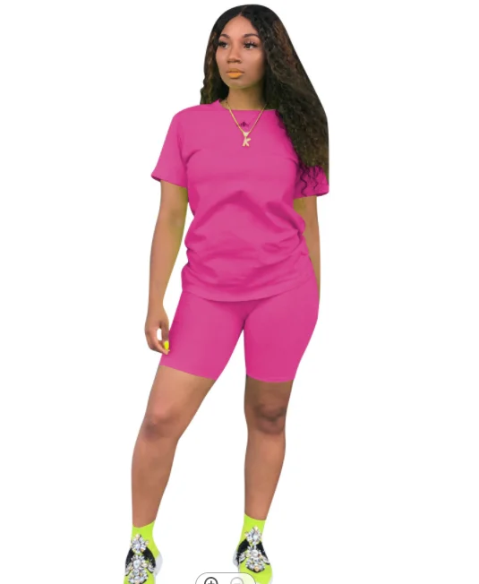 New design sports set 2021 two-pieces suits solid color women clothes summer casual sets, Picture
New design sports set 2021 two-pieces suits solid color women clothes summer casual sets, Picture