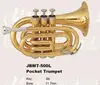 Colorful Musical Instruments Bb Key Pocket Trumpet ABC1406/1406N/1406RD/1406BL/1406PU