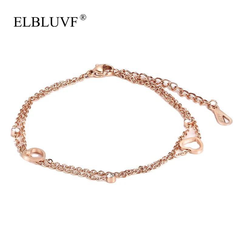 ELBLUVF Free Shipping Stainless Steel Gold Rose Gold Plated Fashion Hollow Love Heart Bracelets For Women
ELBLUVF Free Shipping Stainless Steel Gold Rose Gold Plated Fashion Hollow Love Heart Bracelets For Women