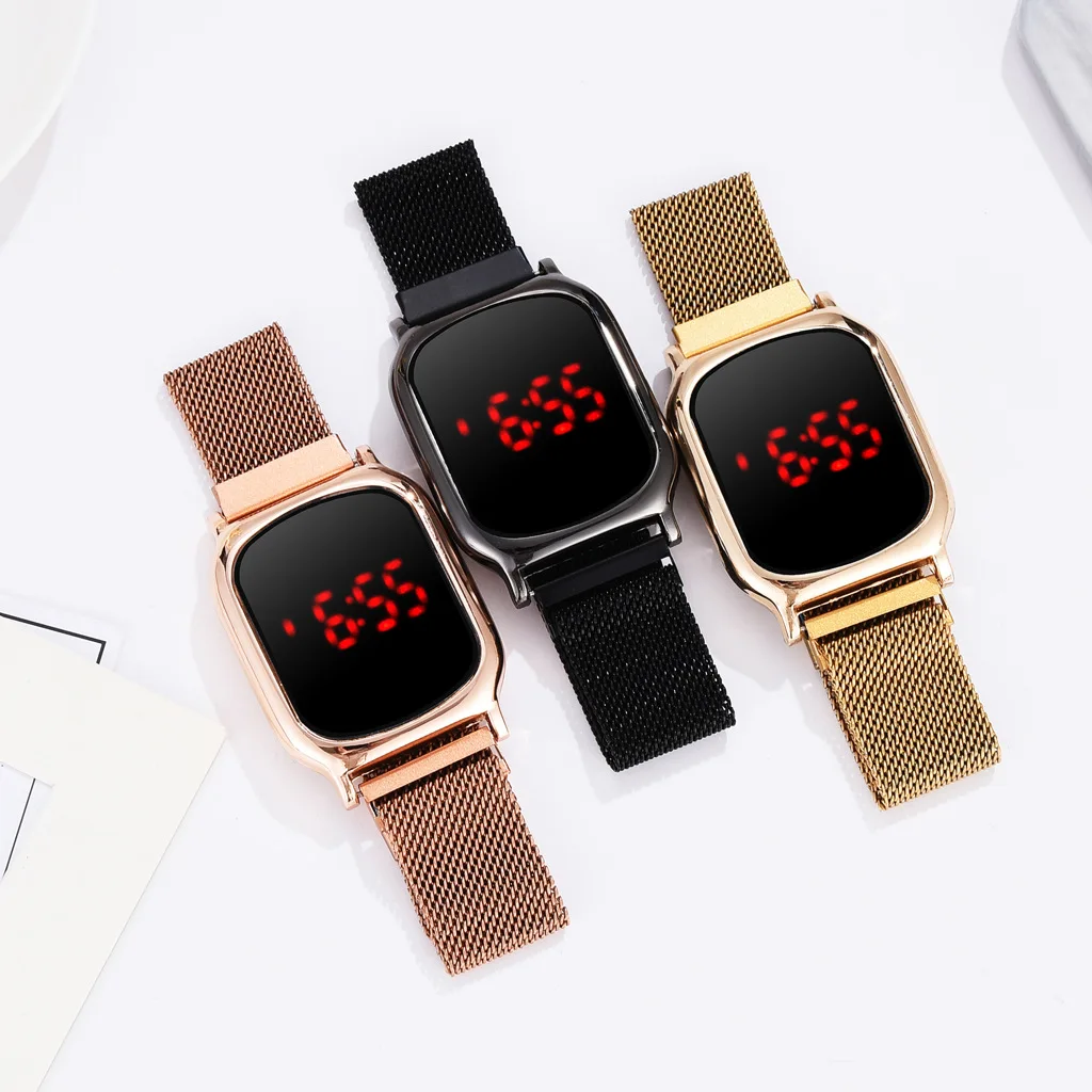 New Yiwu Women's Square Head Touch Screen Multifunction Red Light Watch Student Gift Wristwatch Trend Electronic Led Watch, 4 colors
New Yiwu Women's Square Head Touch Screen Multifunction Red Light Watch Student Gift Wristwatch Trend Electronic Led Watch, 4 colors