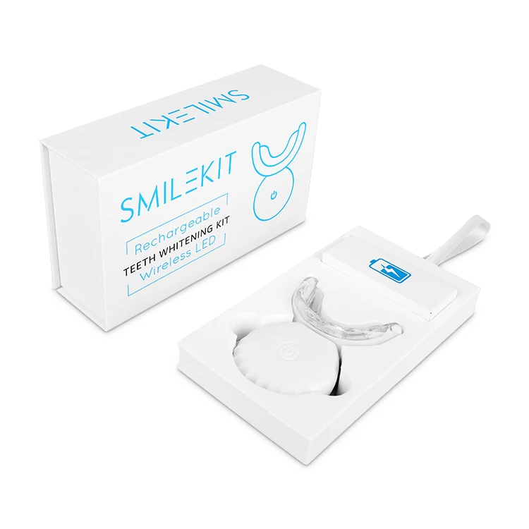 smilekit CE Certified New Rechargeable Wireless Mini Led teeth whitening kit with led light, Blue white 
smilekit CE Certified New Rechargeable Wireless Mini Led teeth whitening kit with led light, Blue white