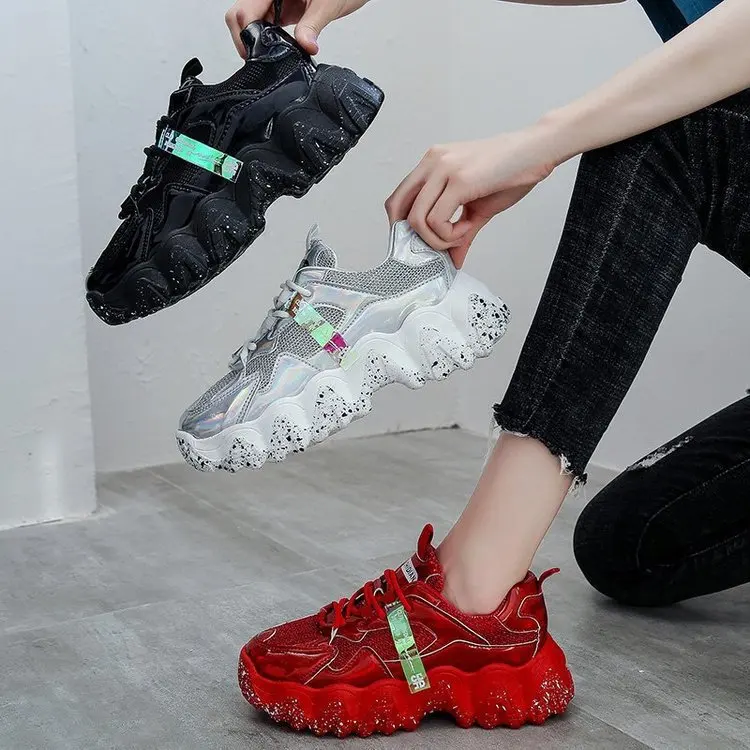 fashion women Shoes Chunky Sneakers Platform Lace-Up black white red Fashion Women sneakers
fashion women Shoes Chunky Sneakers Platform Lace-Up black white red Fashion Women sneakers