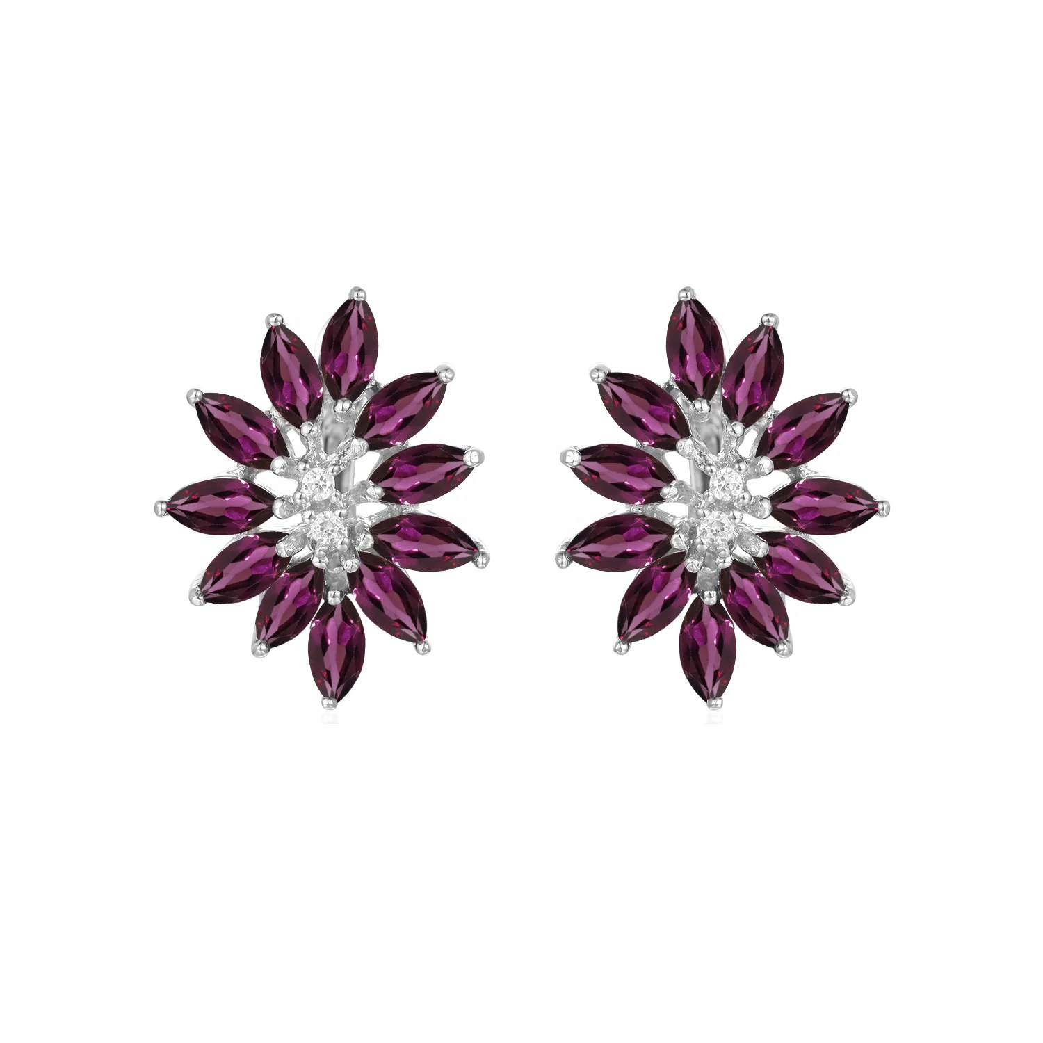 Abiding Wholesale Selling Natural Rhodolite Gemstone 925 Sterling Silver Earrings for Women
Abiding Wholesale Selling Natural Rhodolite Gemstone 925 Sterling Silver Earrings for Women