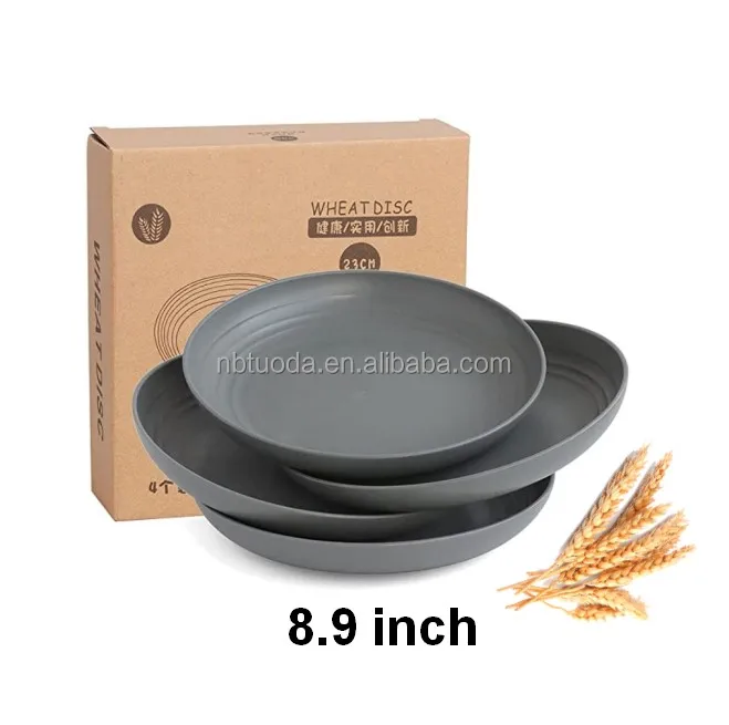 Amazon Hot Selling Eco-friendly Durable Dark Gray Wheat Straw Dinnerware Plates Dinner Kitchen Plate Set For Dessert
Amazon Hot Selling Eco-friendly Durable Dark Gray Wheat Straw Dinnerware Plates Dinner Kitchen Plate Set For Dessert