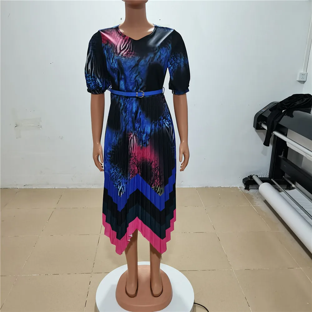 Striped Bodycon Plus Size V Neck Long Sleeve Ladies Waist Belt Midi Dress, Picture color
Striped Bodycon Plus Size V Neck Long Sleeve Ladies Waist Belt Midi Dress, Picture color