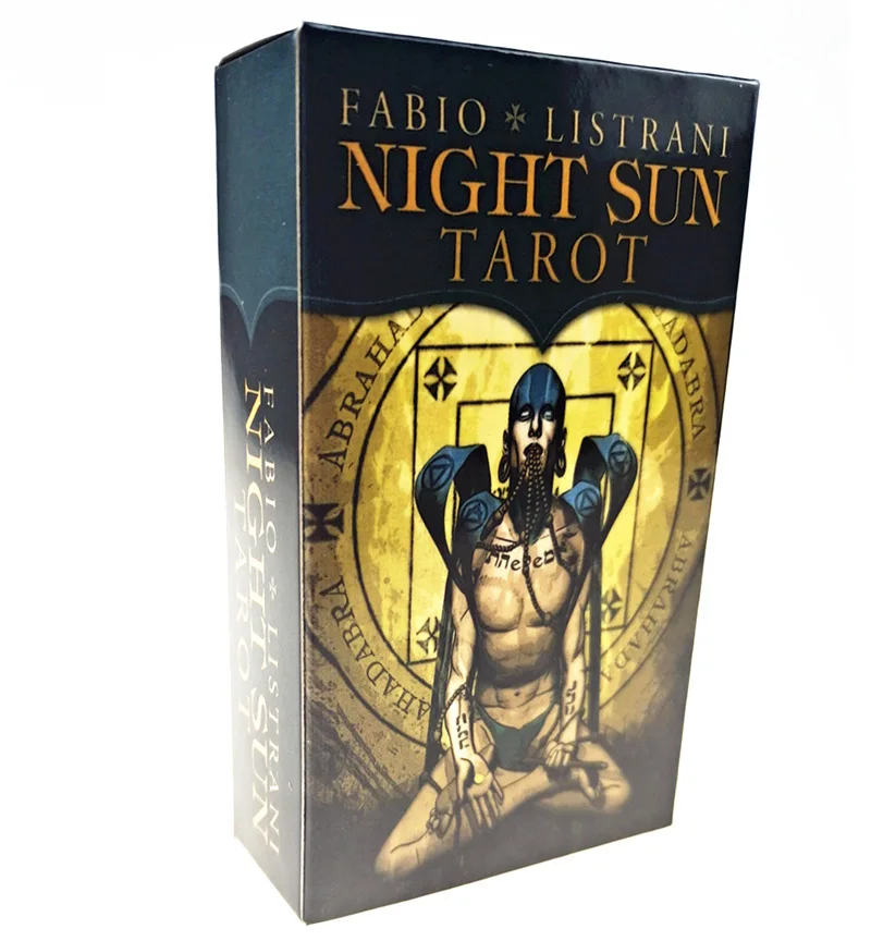 

2021 New Night Sun Tarot Cards PDF Guidebook English Version Oracle Deck Board Game For Party