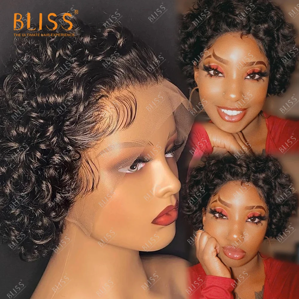 

Bliss Pixie Cut Short Human Hair Wigs Perruque Bresilienne Cheveux Humains Perruque Courte