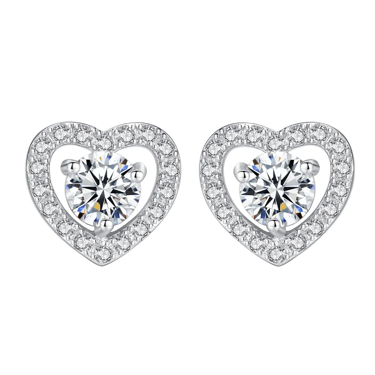 Daidan Sterling Silver 925 Jewellery Earrings Hearts Luxury Woman Cz Cubic Zirconia Stud Earrings
Daidan Sterling Silver 925 Jewellery Earrings Hearts Luxury Woman Cz Cubic Zirconia Stud Earrings