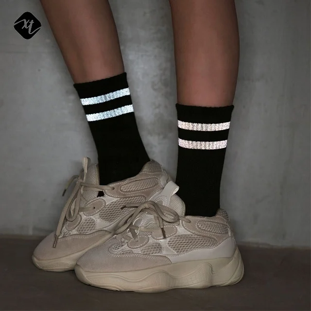 custom logo crew for running/hiking/dancing outdoor reflective glitter socks, Custom color
custom logo crew for running/hiking/dancing outdoor reflective glitter socks, Custom color