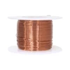 100M 22 Gauge Non-tarnish 925 Silver Plated Brown Copper Wire For Jewellery Making Wholesale