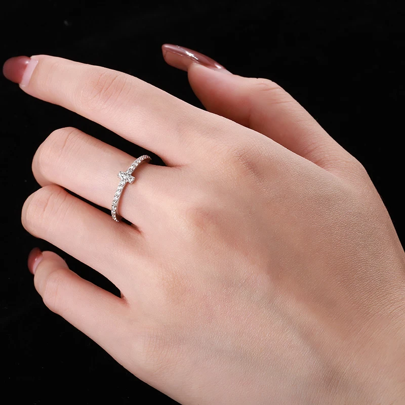 Dylam High Quality Pure Silver Ring Simple Sterling Women Rings 925 Wedding Jewelry
Dylam High Quality Pure Silver Ring Simple Sterling Women Rings 925 Wedding Jewelry