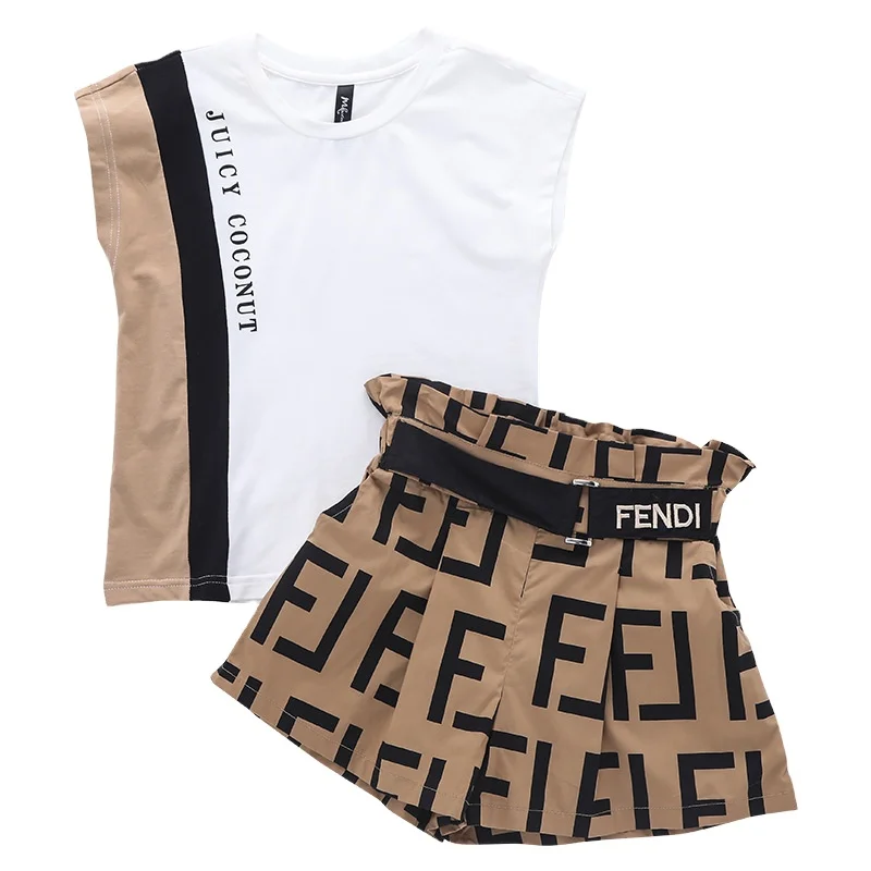 2021 Amazon summer children's two piece pants set cotton custom logo short sleeve Shorts Girls' clothing set kids baby clothes, Picture shows
2021 Amazon summer children's two piece pants set cotton custom logo short sleeve Shorts Girls' clothing set kids baby clothes, Picture shows