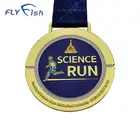 High End Custom Plaque Japanese Wave Marathon Finisher Medal