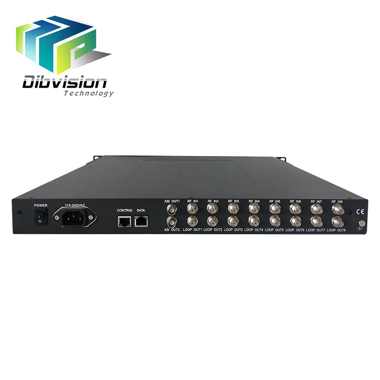 High Speed BISS Descrambling, Remultiplexing, PSI/SI-Processing DVB-IP Gateway IRD with 8 RF tuner inputs
High Speed BISS Descrambling, Remultiplexing, PSI/SI-Processing DVB-IP Gateway IRD with 8 RF tuner inputs