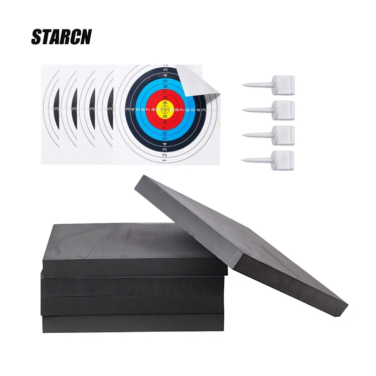 Archery Durable CS Game Outdoor Shooting Archery Target board 3d EVA Foam Archery Target with Target Paper, Black
Archery Durable CS Game Outdoor Shooting Archery Target board 3d EVA Foam Archery Target with Target Paper, Black