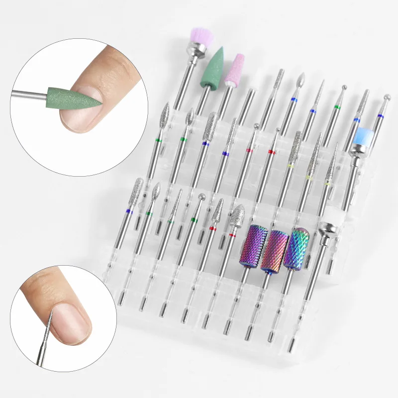 10pcs Diamond Rotate Burr Nail Drill Bits Set Silicone Polishing Accessories Manicure Electric Machine Cutters Tool
10pcs Diamond Rotate Burr Nail Drill Bits Set Silicone Polishing Accessories Manicure Electric Machine Cutters Tool