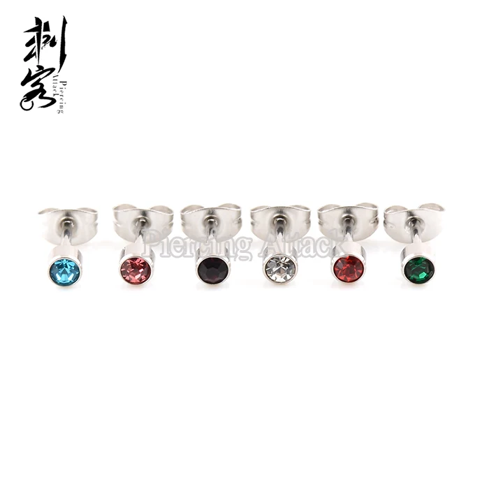 Surgical Steel Steel crystal earring Body Piercing Jewelry, Clear, rose, aqua, ame, l.siam, emerld
Surgical Steel Steel crystal earring Body Piercing Jewelry, Clear, rose, aqua, ame, l.siam, emerld