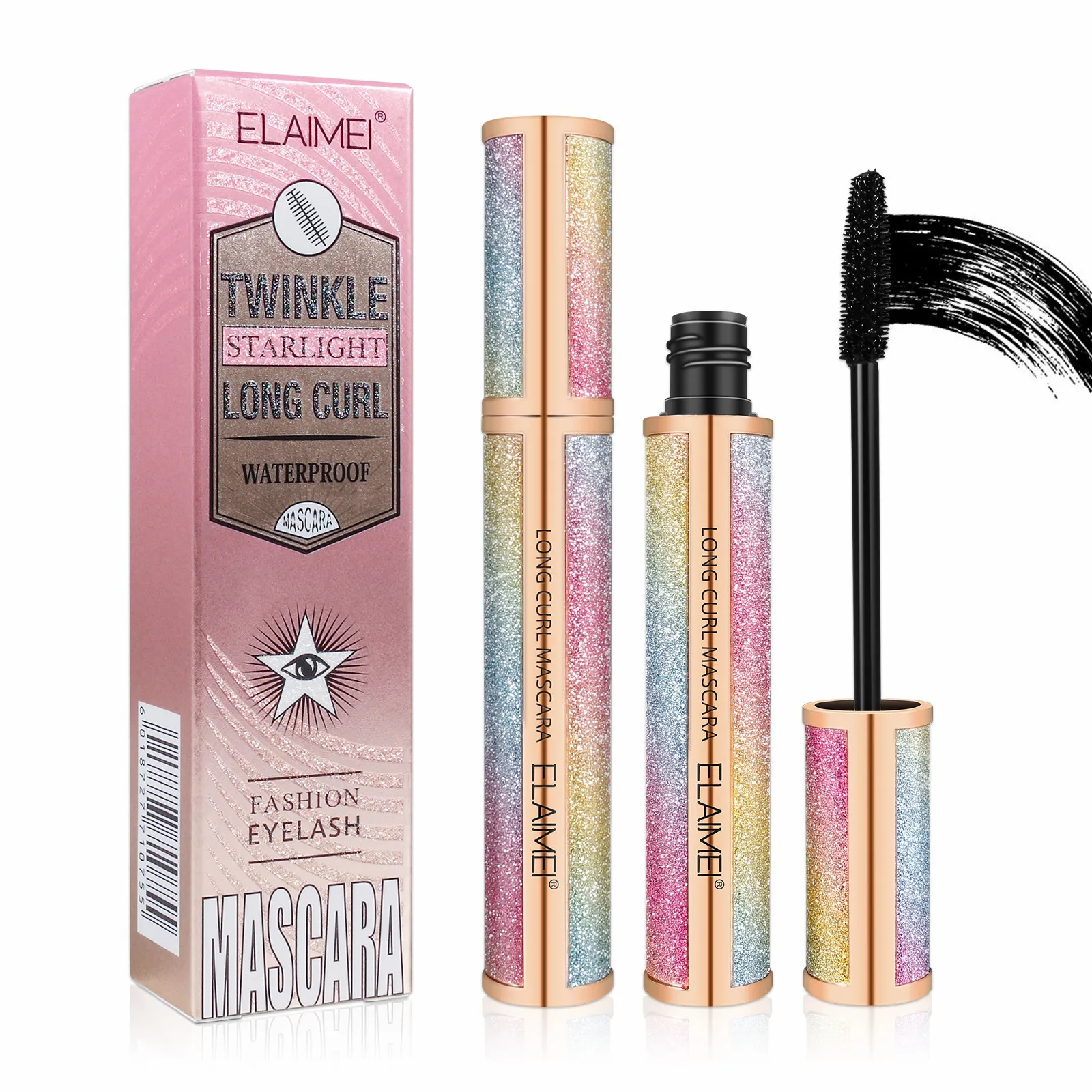 TWINKLE STARLIGHT LONG CURL MASCARA Max Density Brush Dry Fast Resist Smudge Sweat-proof Humidity-proof Natural Curling
TWINKLE STARLIGHT LONG CURL MASCARA Max Density Brush Dry Fast Resist Smudge Sweat-proof Humidity-proof Natural Curling
