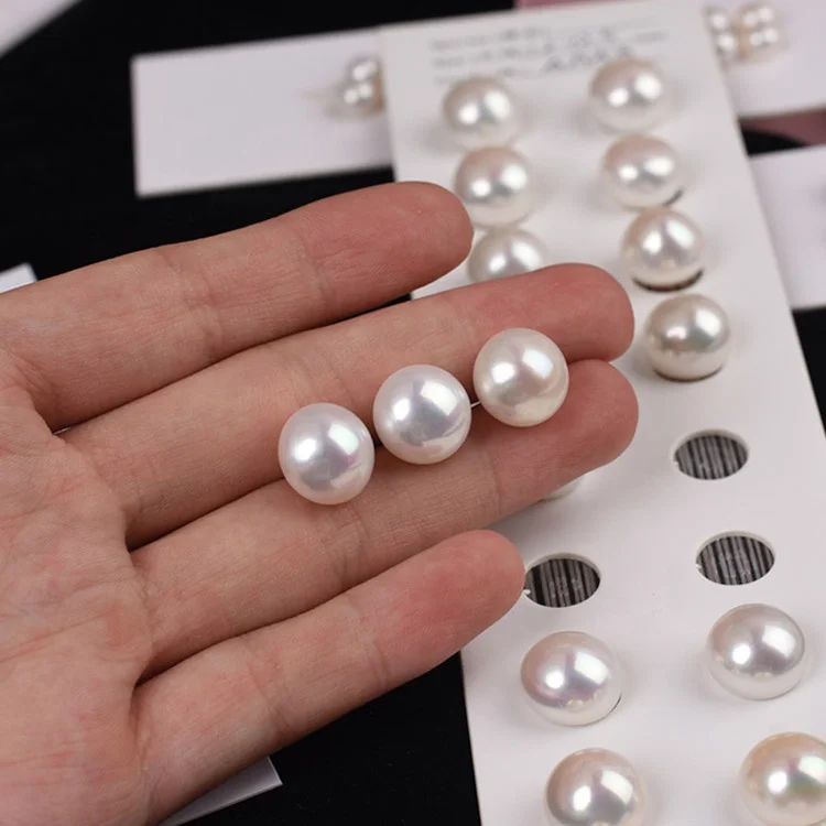 4A best quality Natural Freshwater Pearl White Pink Purple Button Pearlfor Earring, White, violet, grey, yellow, black, blue
4A best quality Natural Freshwater Pearl White Pink Purple Button Pearlfor Earring, White, violet, grey, yellow, black, blue