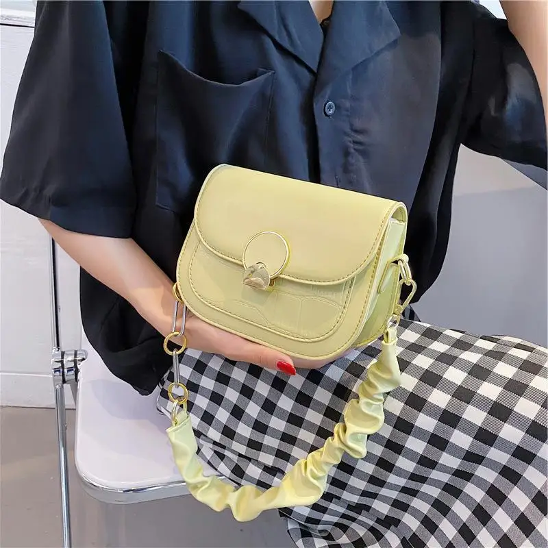 Fashion leather handbags new design pleated portable saddle bag for women hand bags and purses, 4 colors
Fashion leather handbags new design pleated portable saddle bag for women hand bags and purses, 4 colors