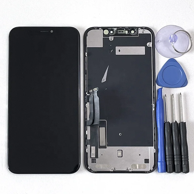 6.1'' LCD Display Screen For iPhone XR A2105 Frame Touch Screen Digitizer For iPhone XR A1984 A2108 With 10 Touch, Black
6.1'' LCD Display Screen For iPhone XR A2105 Frame Touch Screen Digitizer For iPhone XR A1984 A2108 With 10 Touch, Black