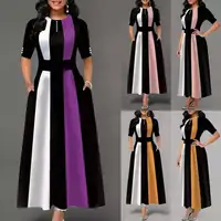 Round Neck Vintage A Line Women Maxi Dress Half sleeve Female Retro Standard-Waist Dress Spring Autumn Hot Sale
Round Neck Vintage A Line Women Maxi Dress Half sleeve Female Retro Standard-Waist Dress Spring Autumn Hot Sale