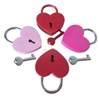 Ivoduff padlock OEM Love Heart Shape Lock Luggage Padlock