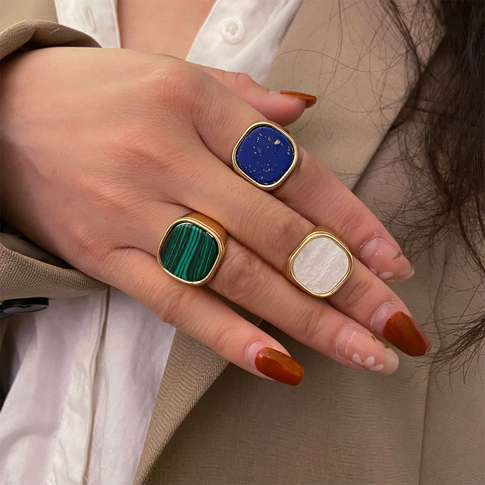 Whole Sale Biker Punk Style rings Gold Square Finger Rings for women men Party Wedding Jewelry, Vintage sliver
Whole Sale Biker Punk Style rings Gold Square Finger Rings for women men Party Wedding Jewelry, Vintage sliver