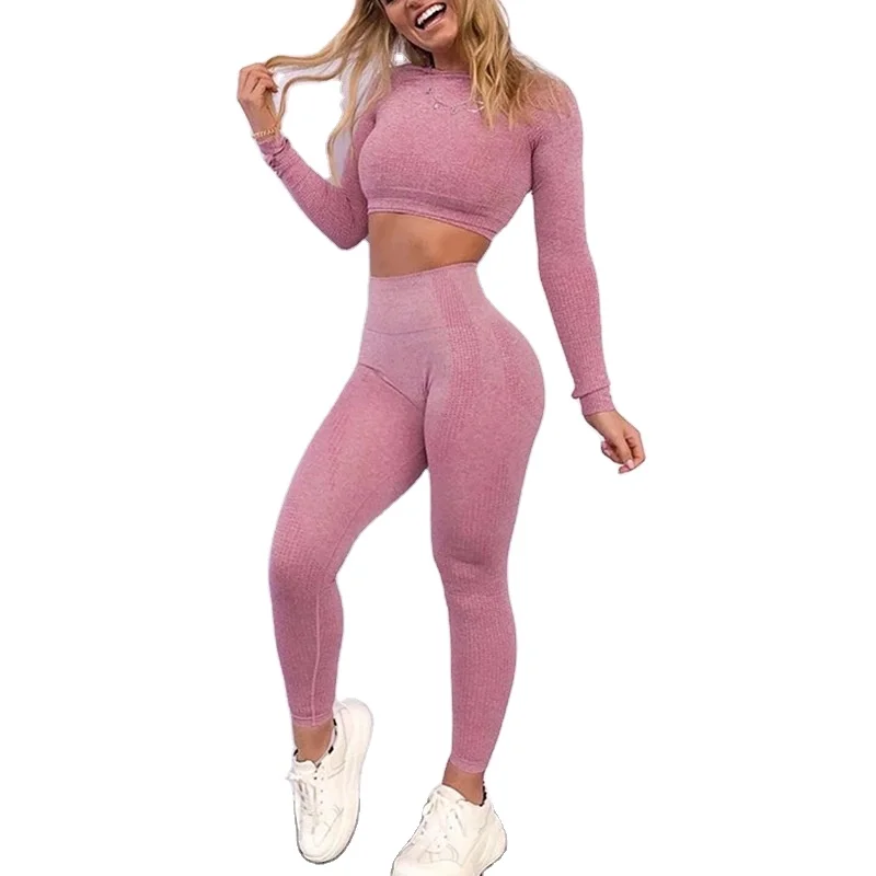 Hot selling Off Shoulder 2 piece solid color knitting Yoga Set women fitness apparel, 10 color
Hot selling Off Shoulder 2 piece solid color knitting Yoga Set women fitness apparel, 10 color
