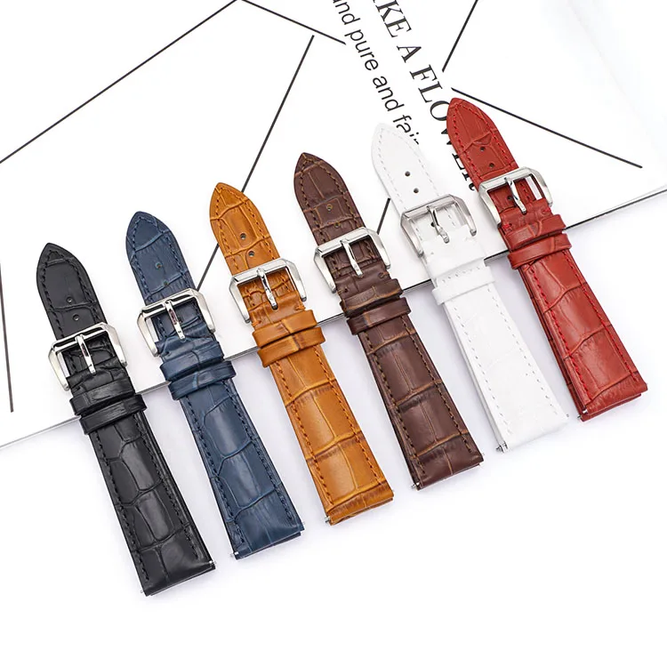 Quick Release Soft Leather Watch Strap Replacement Bands with Polished Buckle For Women men
Quick Release Soft Leather Watch Strap Replacement Bands with Polished Buckle For Women men