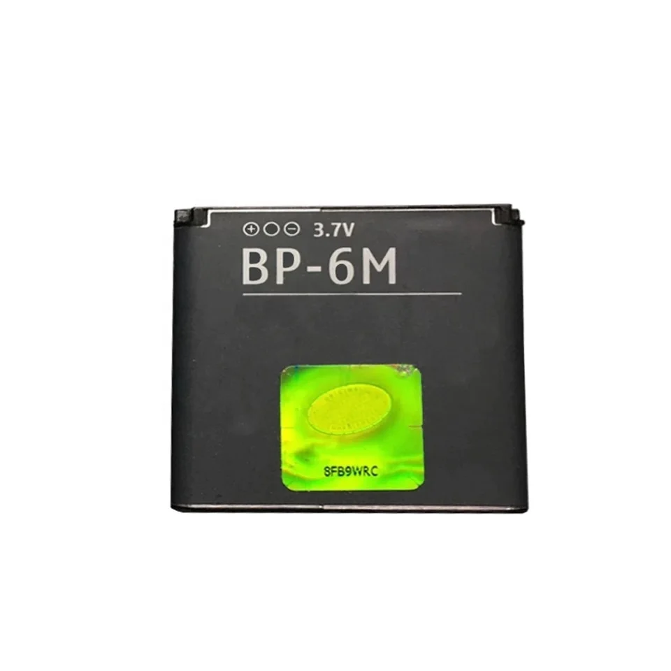 1100mAh New replacement Battery BP-6M For BP-6M For Nokia 6233 6234 N93 6288 N73 N77 3250 BP6M lithium ion battery
1100mAh New replacement Battery BP-6M For BP-6M For Nokia 6233 6234 N93 6288 N73 N77 3250 BP6M lithium ion battery