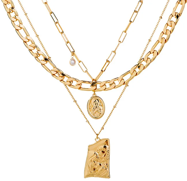 Hot-selling jewelry heavy metal texture Buddha head embossed pendant necklace women sweater chain simple multi-layer necklace
Hot-selling jewelry heavy metal texture Buddha head embossed pendant necklace women sweater chain simple multi-layer necklace
