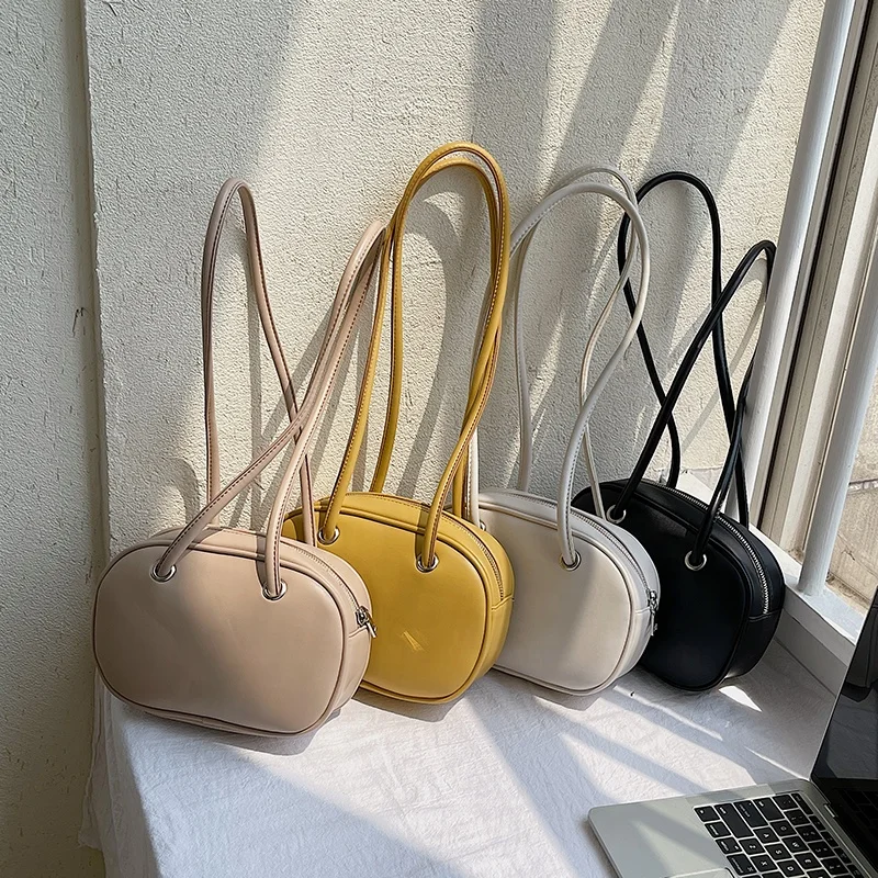Korean design new women's handbag fashion leisure bag women's oval Simple Shoulder Bag
Korean design new women's handbag fashion leisure bag women's oval Simple Shoulder Bag