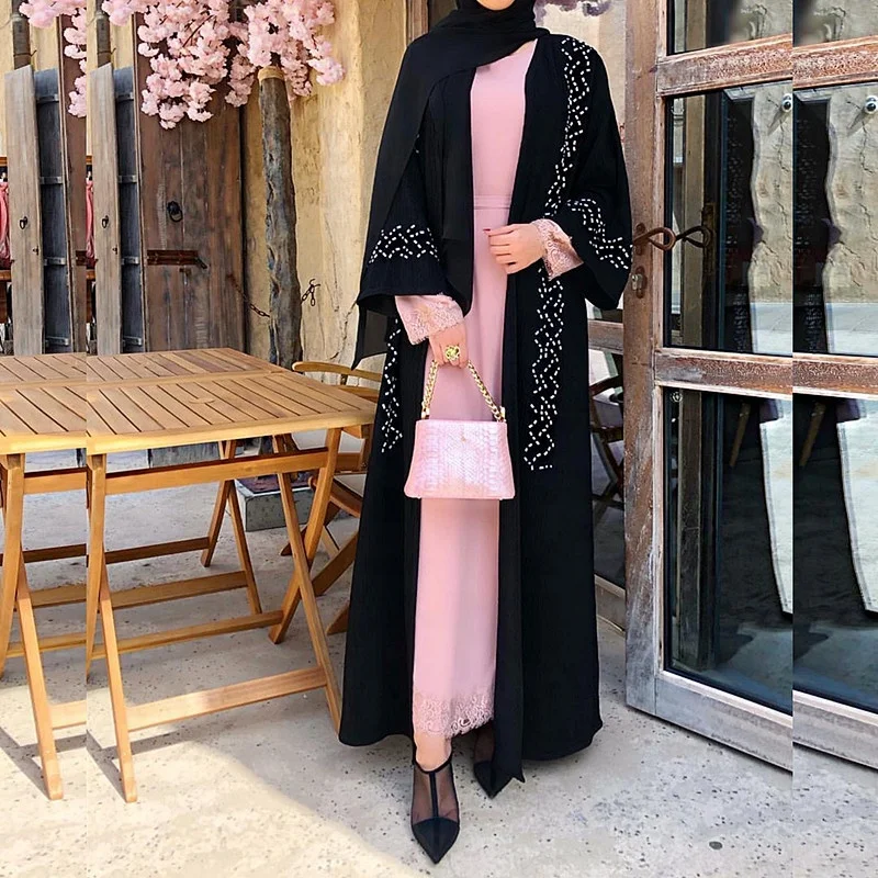 New Fashion Muslim Clothes Dress Kaftan Islamic Clothing Dresses For Muslim Women Abaya Open Dubia Abaya, Black
New Fashion Muslim Clothes Dress Kaftan Islamic Clothing Dresses For Muslim Women Abaya Open Dubia Abaya, Black