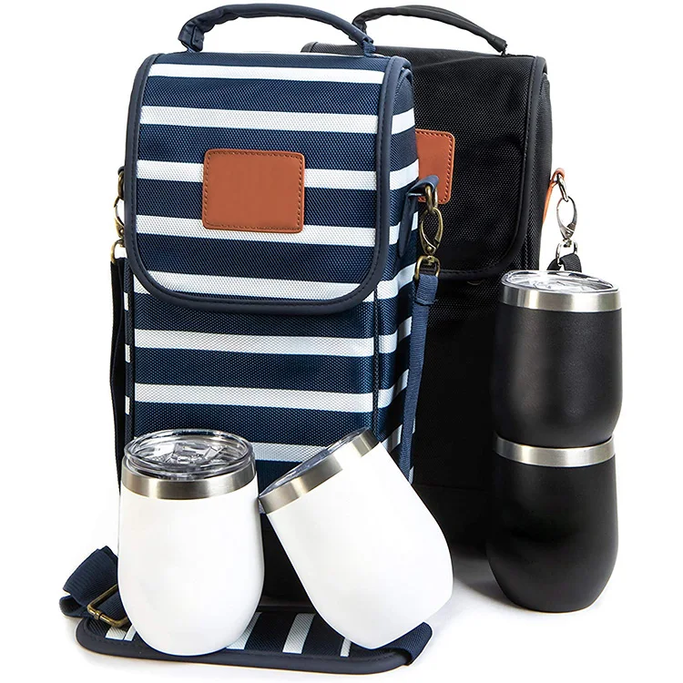 2 wine tumbler Wine Carrier Bag Tote Insulated Food Cooler bag picnic BOX wine cooler bag bolsa for Beach Travel Picnic, Customized color
2 wine tumbler Wine Carrier Bag Tote Insulated Food Cooler bag picnic BOX wine cooler bag bolsa for Beach Travel Picnic, Customized color