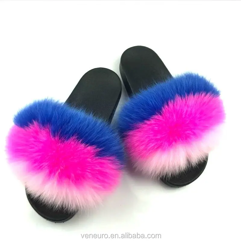 2020 Soft fox fur slippers for women furry slide sandals Custom Women Fashion colorful Fur Slides, Customized color
2020 Soft fox fur slippers for women furry slide sandals Custom Women Fashion colorful Fur Slides, Customized color
