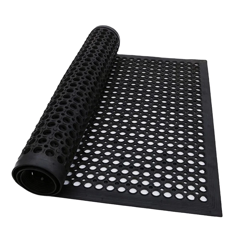Chinese good quality and price water proof anti fatigue Interlocking porous rubber floor mat