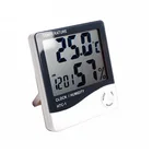 LCD Digital Temperature Humidity Meter with Alarm Clock Hygrometer HTC-1