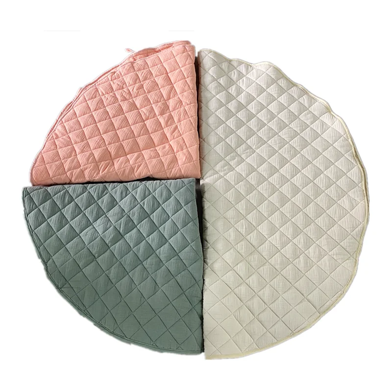 2021 Ins Hot Diamond Quilted Round Shape Non-toxic Baby Padded Play Mat for kids baby
2021 Ins Hot Diamond Quilted Round Shape Non-toxic Baby Padded Play Mat for kids baby