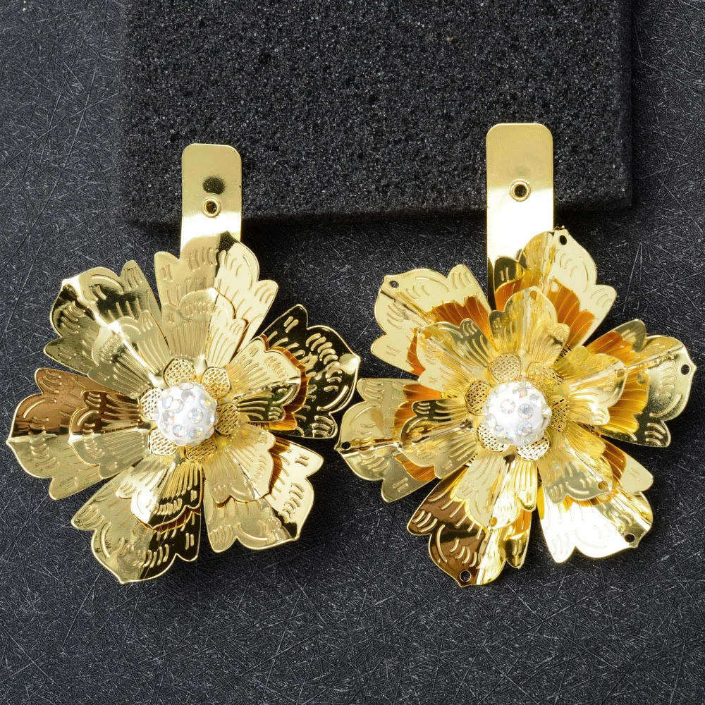 Christmas earrings, african earrings fashion flower jewelry for women with wholesale designer inspired earrings, Gold
Christmas earrings, african earrings fashion flower jewelry for women with wholesale designer inspired earrings, Gold
