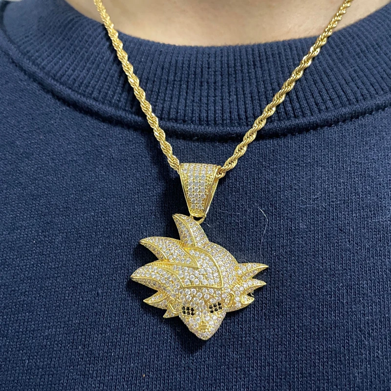 New Hip Hop Pendant Accessories Super Dragon Ball Kakarot Monkey King Charms Cartoon Anime Character Pendant Necklacle
New Hip Hop Pendant Accessories Super Dragon Ball Kakarot Monkey King Charms Cartoon Anime Character Pendant Necklacle