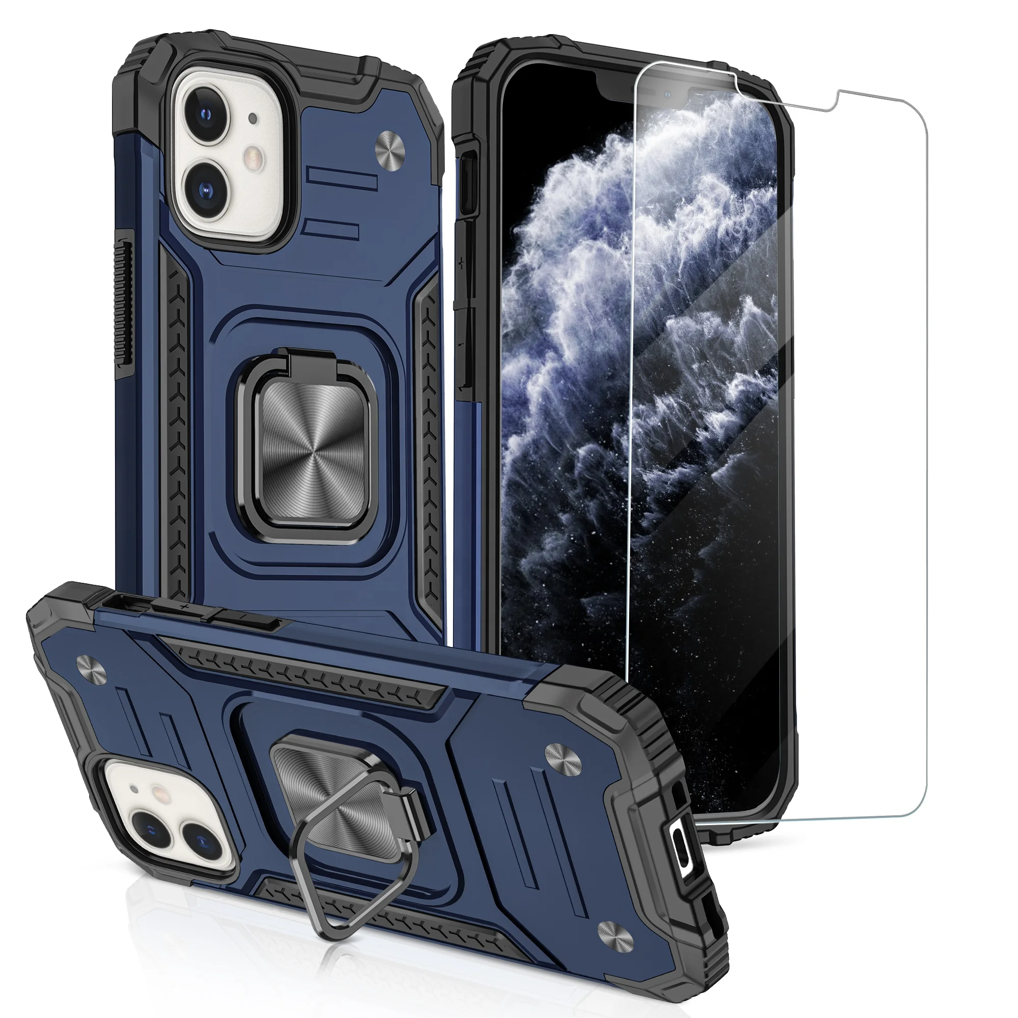 For iPhone 12 Pro Hybrid Phone Cover Shockproof Military Grade Magnetic Case for iPhone 12 Phone Case with Screen Protector, Multi colors
For iPhone 12 Pro Hybrid Phone Cover Shockproof Military Grade Magnetic Case for iPhone 12 Phone Case with Screen Protector, Multi colors