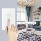Wireless 220v Tuya Alexa App 3 Gang Touch Control Light Power Smart Wifi Switch Home Automation