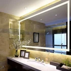 Shower Mirror Decorate Bathroom Mirrors Custom New Design Decorative Hotel Shower Bath Bathroom Smart LED Mirror