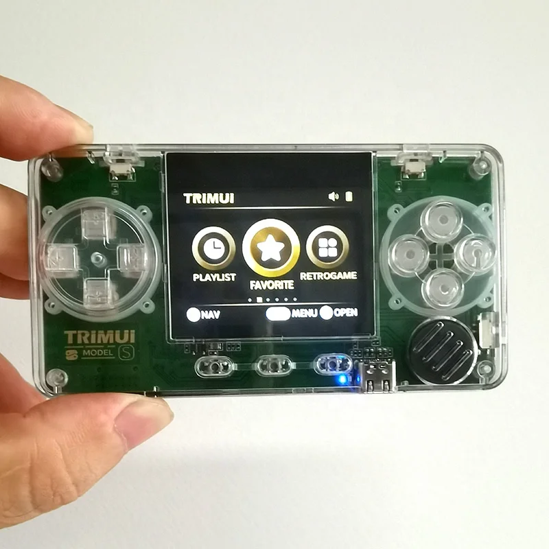 TRIMUI MODEL S Portable Arcade Classic Pocket Video Games Player Console Retro Handheld Mini Gaming Machine for Kids Boys Girls, Silver+green
TRIMUI MODEL S Portable Arcade Classic Pocket Video Games Player Console Retro Handheld Mini Gaming Machine for Kids Boys Girls, Silver+green