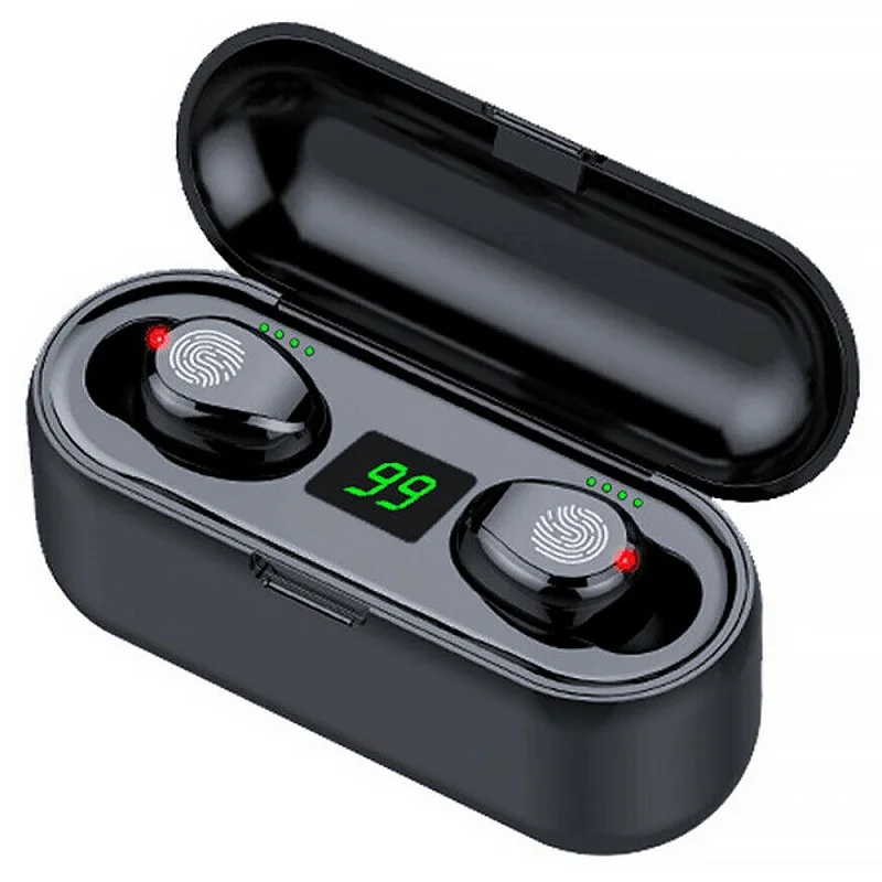 Wireless Earphones 5.0 9D Bass Stereo Waterproof Earbuds Handsfree Headset With Microphone Earphone With Charging Box
Wireless Earphones 5.0 9D Bass Stereo Waterproof Earbuds Handsfree Headset With Microphone Earphone With Charging Box