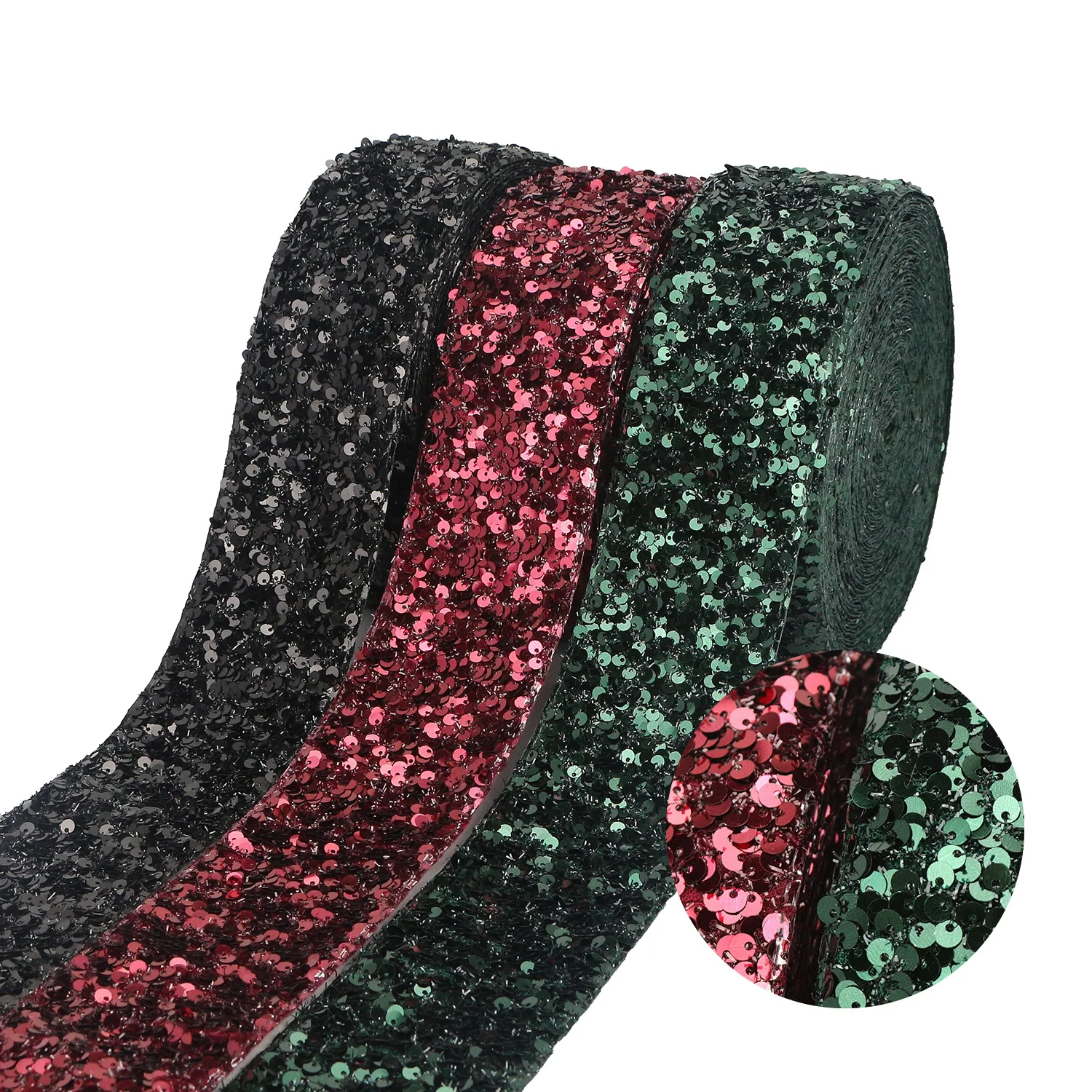 Midi Ribbons Liston Stock Sale Sparkly Metallic Fabric Red and Green Sequin Ribbons 75mm
Midi Ribbons Liston Stock Sale Sparkly Metallic Fabric Red and Green Sequin Ribbons 75mm