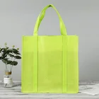 Woven Shopping Bag Custom Recyclable Cheap Price Logo Printed Pp Non Woven Reusable Shopping Shoulder Carry Bag